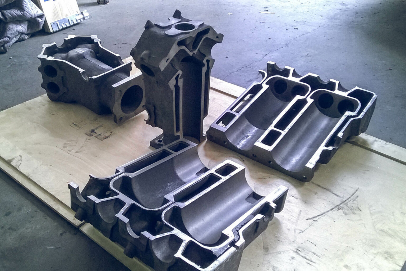 3D printed sand mould for a vintage car engine block voxeljet