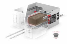 Jobbox of the VX4000 from voxeljet
