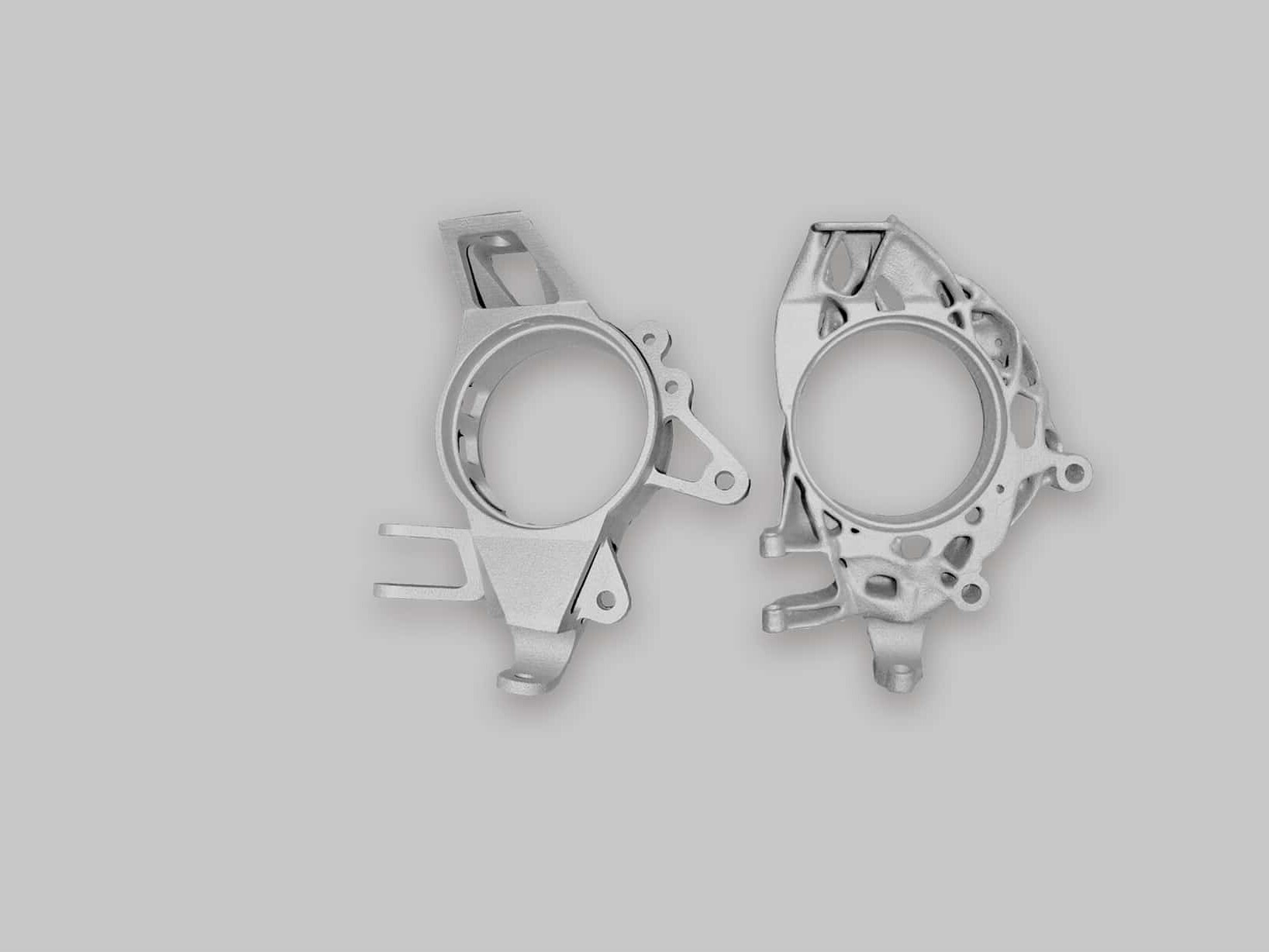 Wheel carrier castings from voxeljet