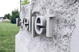 3D printed company stone from voxeljet