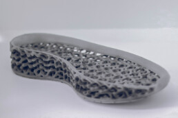 3D printed shoe sole by voxeljet