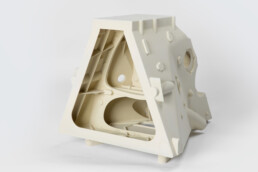 3D printed PMMA gear case