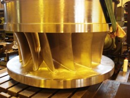 Francis impeller from voxeljet