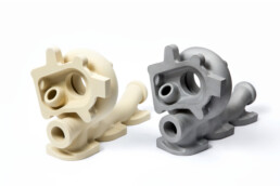 3D investment casting model of a turbocharger
