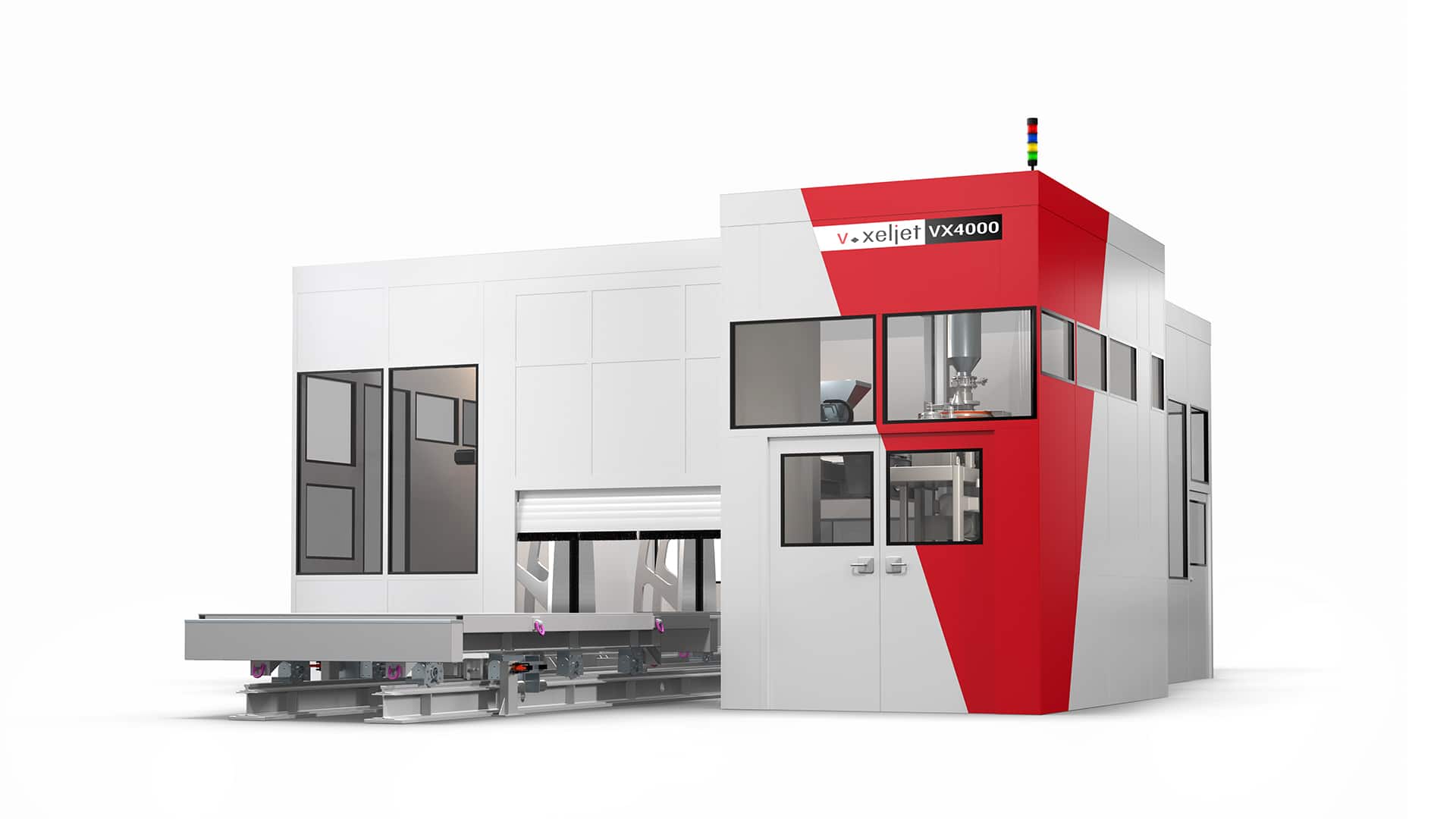 Industrial sand 3D printer VX4000 from voxeljet