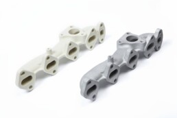 3D printed investment casting model of exhaust manifold