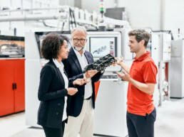 Training for 3D printing from voxeljet