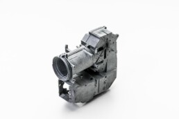 3D printed polymer PA12 part from voxeljet