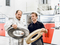 Additive manufactured metal castings from voxeljet