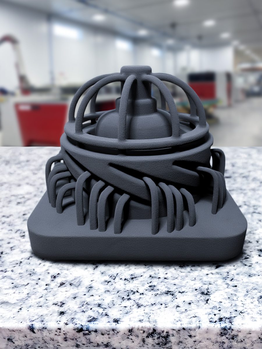 A 3d printed sand core from Liberty Pattern Company